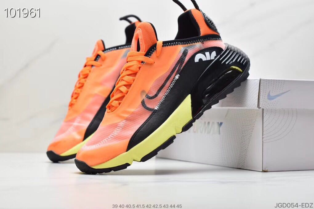 Nike Air Max Vapormax 2090 Flyknit Orange Black Yellow Shoes - Click Image to Close